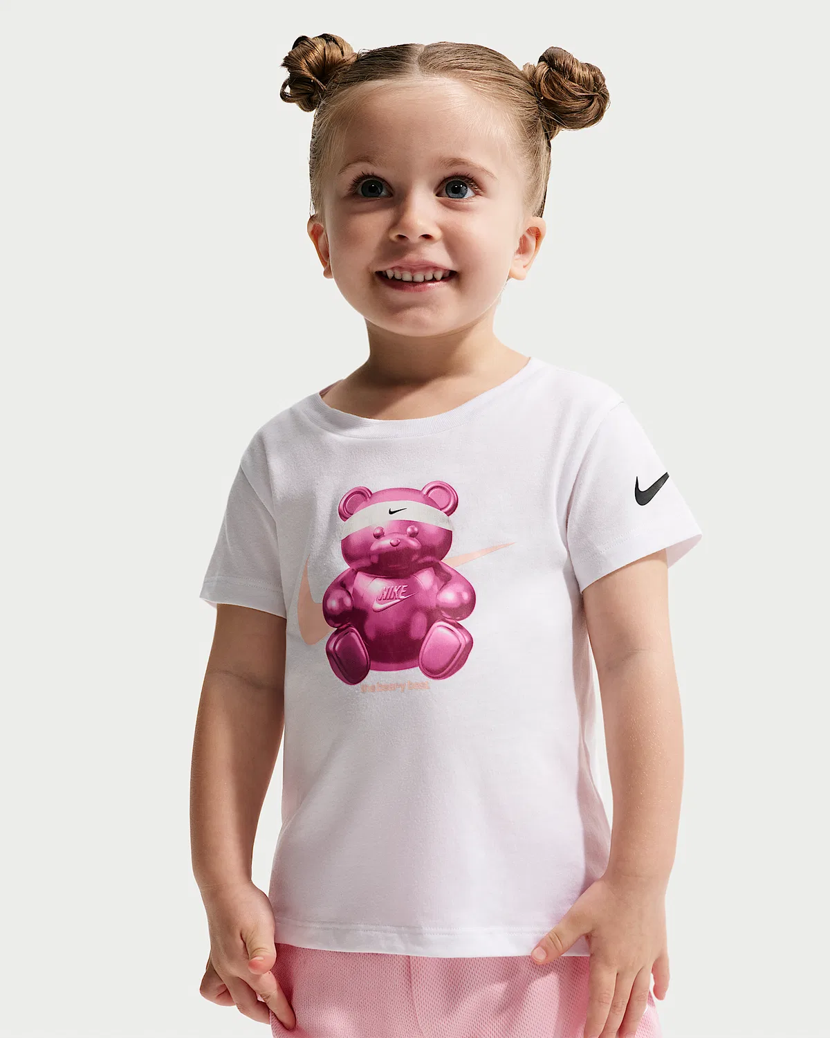 Футболка с принтом Nike Sportswear для малышей, White