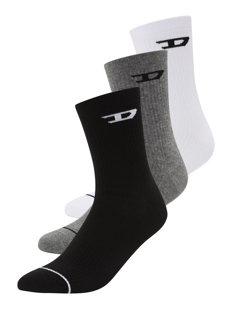 

Носки DIESEL, цвет Anthracite/Black/White