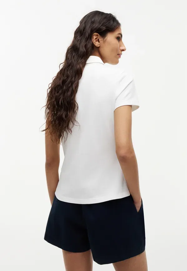 Блуза Tommy Hilfiger, цвет экрю — фото 3