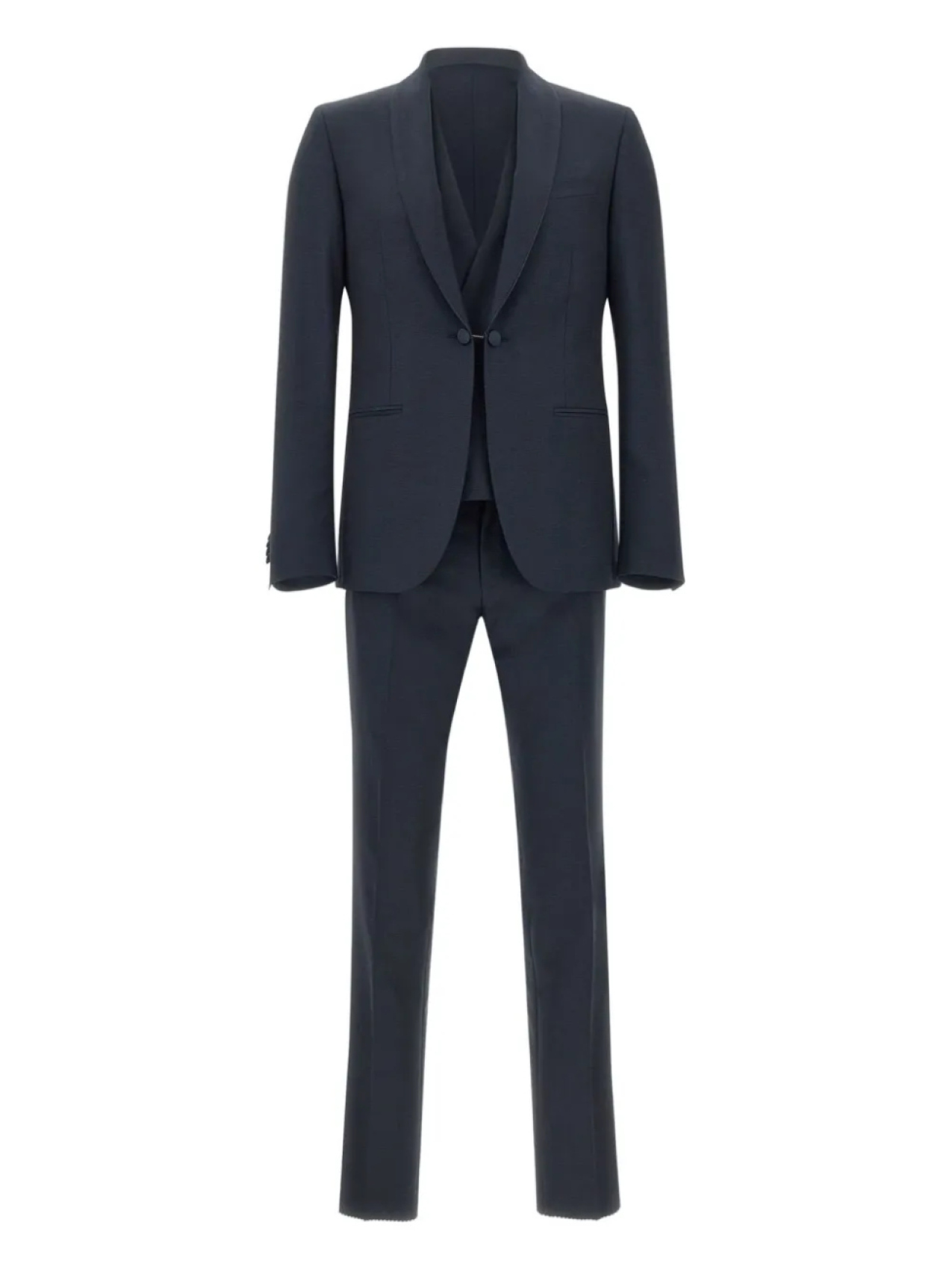 

Костюм-тройка из шерсти Corneliani для торжественных мероприятий, синий