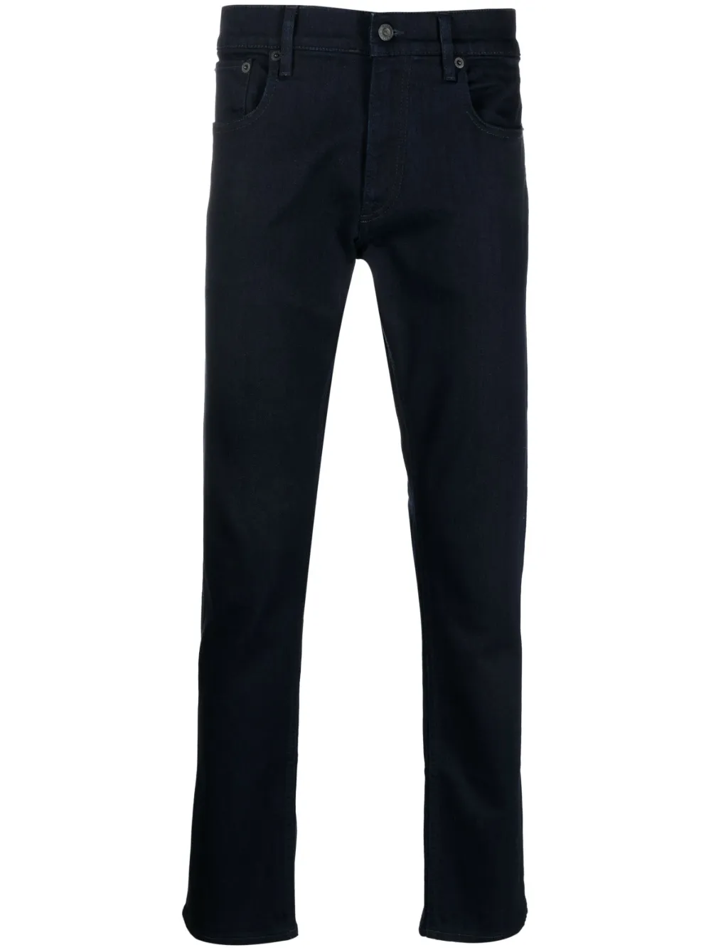 

Узкие джинсы средней посадки Ralph Lauren Purple Label, синий