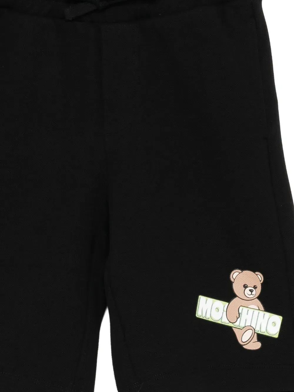 Шорты с принтом Moschino Kids, черный — фото 3