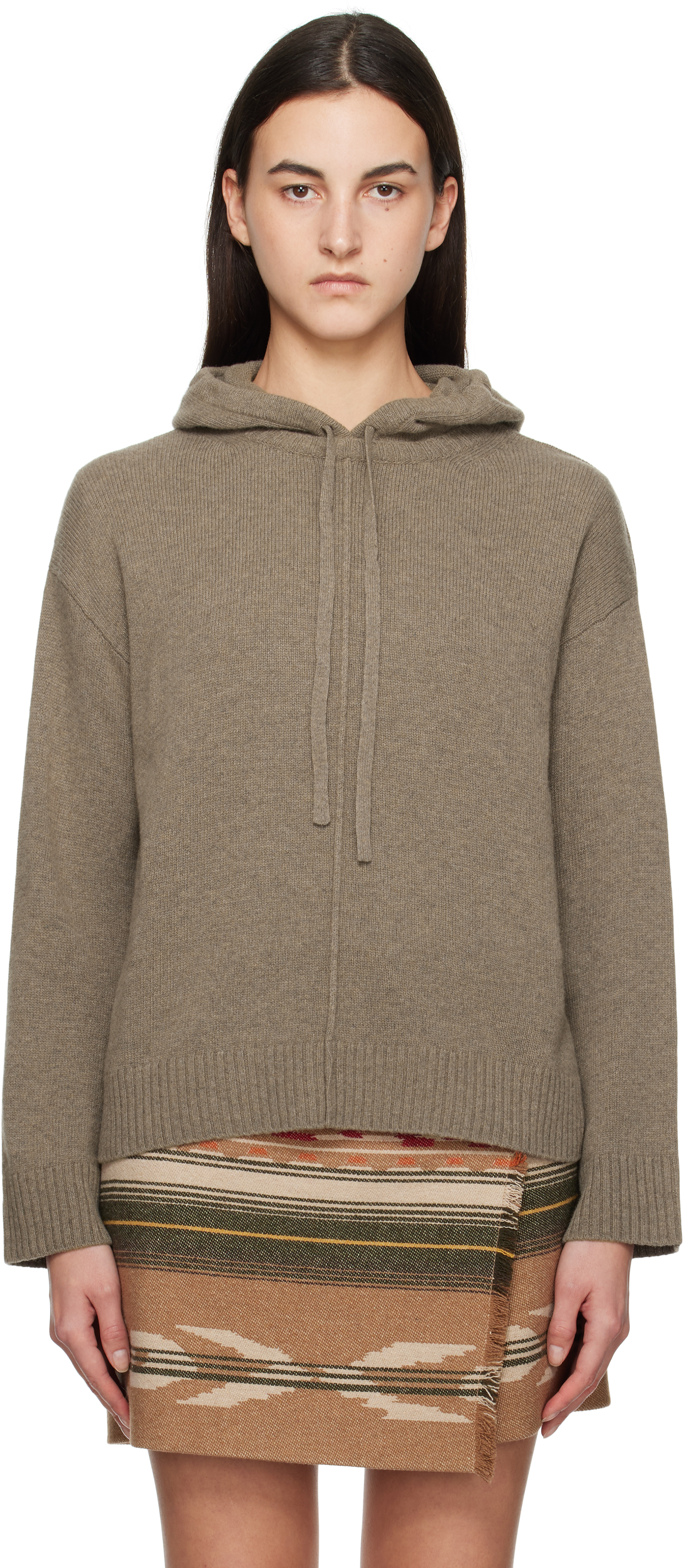 

Коричневая толстовка с капюшоном Jerez Weekend Max Mara