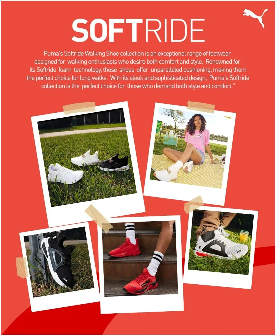 Кроссовки Puma Softride RunphloLaufschuh für Herren, Puma Black Puma Puma — фото 4