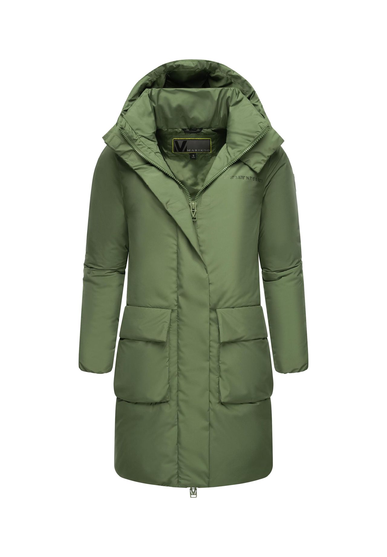 

Полупальто Нанами 16 MARIKOO, цвет Pine Olive