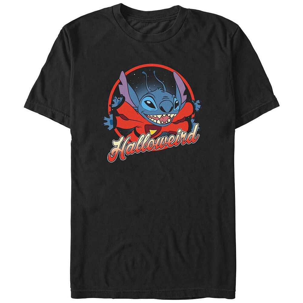 

Мужская футболка с рисунком Disney's Lilo & Stitch Halloweird, черный