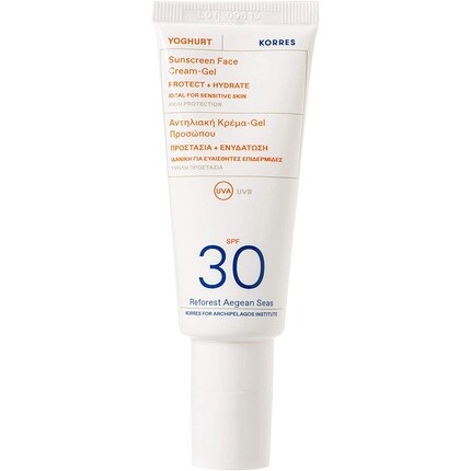 

Солнцезащитный гель для лица Yoghurt Spf30 40 мл, Korres