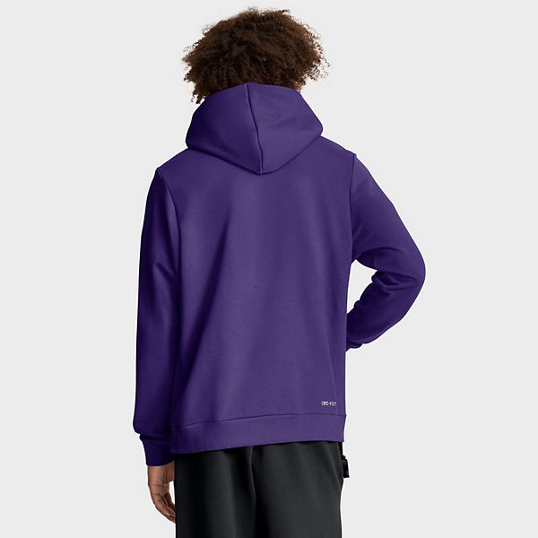 Мужская фиолетовая толстовка LSU Tigers 2025 Sideline Standard Issue Dri-FIT Nike — фото 3