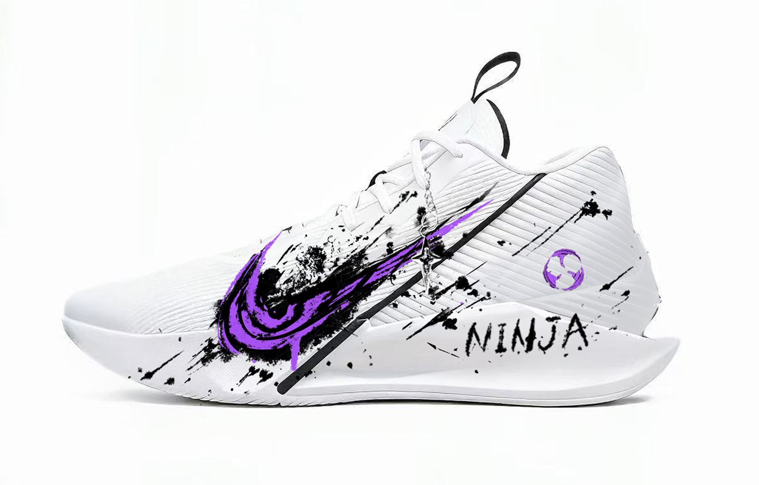 

Nike G.T. Jump Academy Purple Hidden Wind Blade высокие баскетбольные кроссовки мужские Black Purple