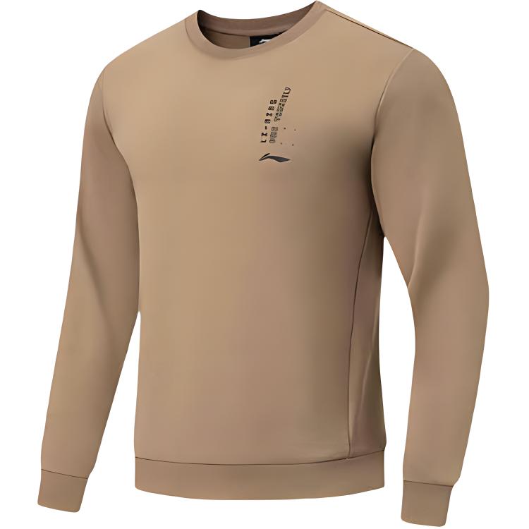 

LINING Толстовка Sports Life Collection мужская светло-каштановый коричневый