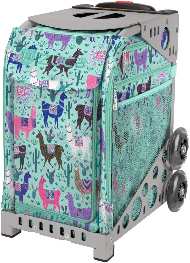 

Спортивная сумка-вставка Zuca Llama Rama со спортивной рамой, серая, Серый, Спортивная сумка-вставка Zuca Llama Rama со спортивной рамой, серая