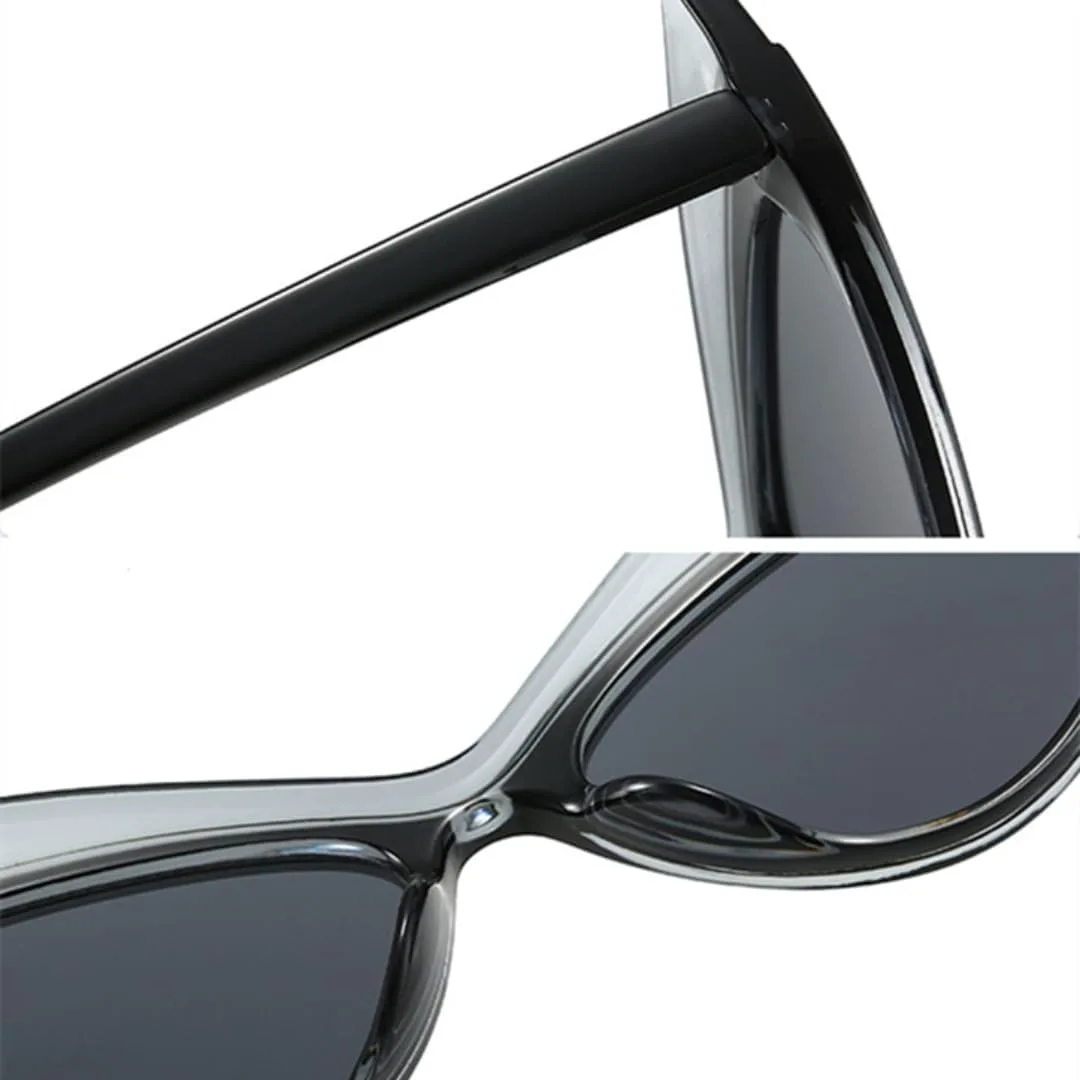 

Модные солнцезащитные очки «кошачий глаз» для женщин, винтажные, в роскошной оправе, с защитой от УФ-излучения UV400, увеличенного размера UATXTAU, Yellow