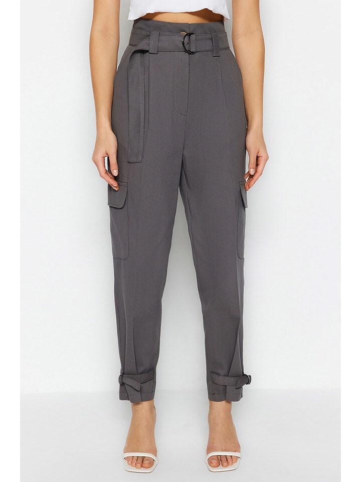 

Брюки-карго trendyol, серый