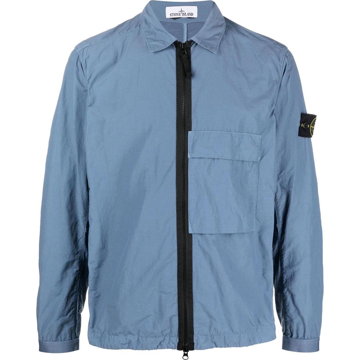 

Куртка мужская Stone Island на молнии, синий / черный