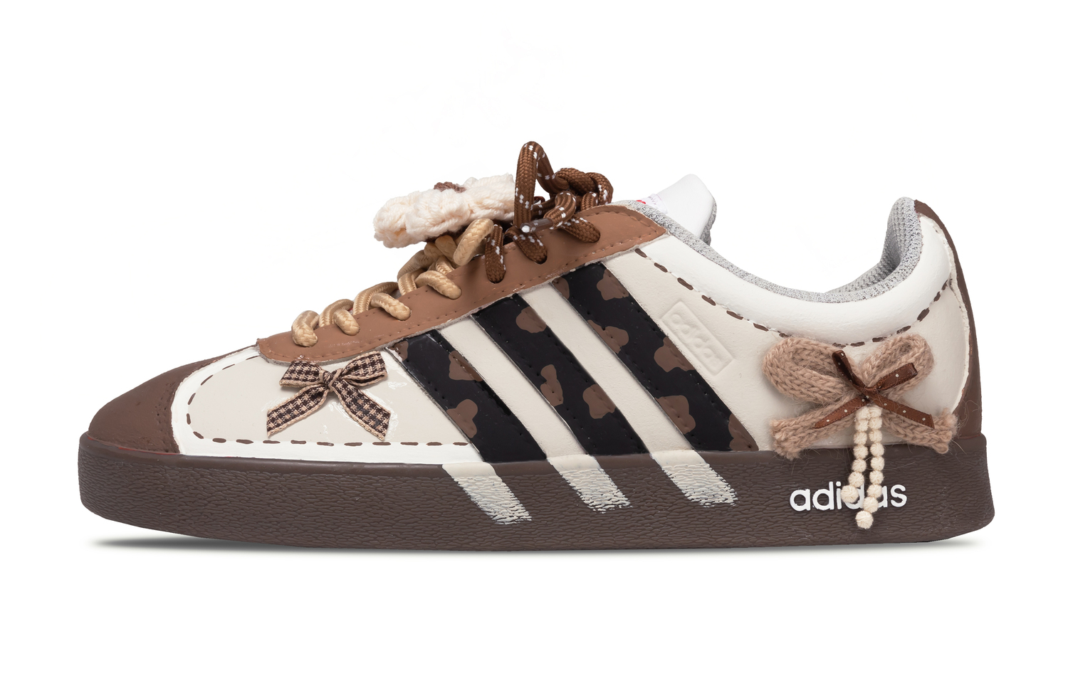 

Adidas Vl Court Classic Lifestyle Cushioning Low top German Army Trainers Unisex Brown