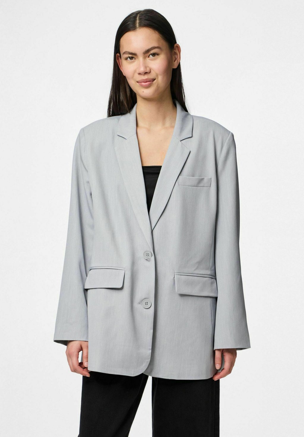

Короткое пальто PCKAMIL LOOSE Pieces, серый