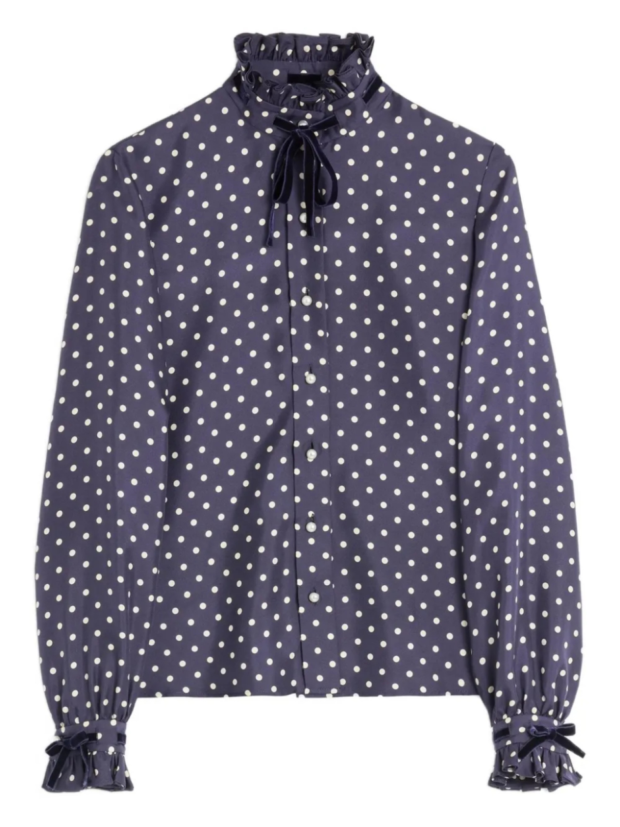 

Valentino Garavani рубашка Plus de Pois, синий