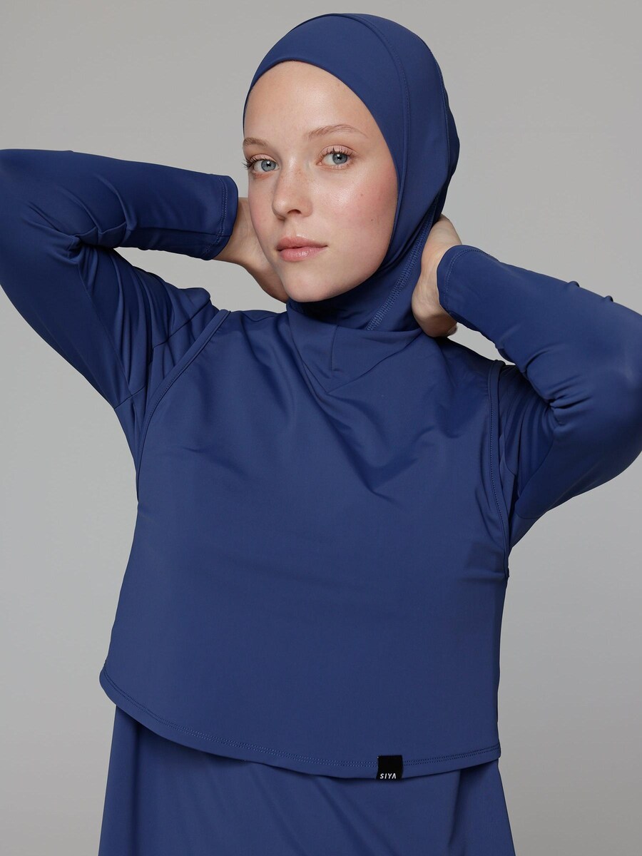 

Купальник-футболка SIYA Swimwear Hijab, морской синий