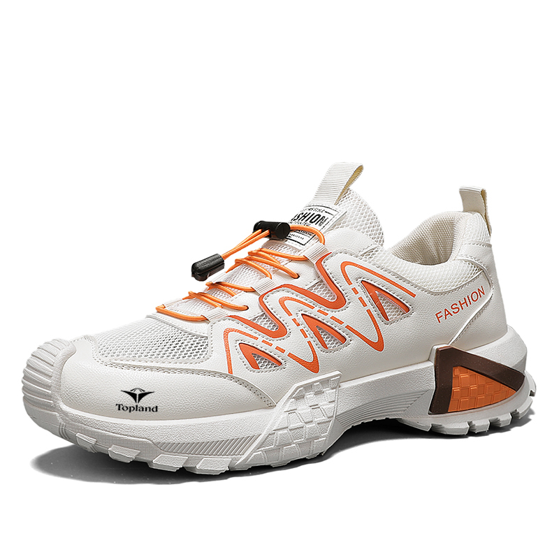 

Topland Амортизирующие низкие треккинговые ботинки мужские Beige Orange M16, цвет Beige Orange M16