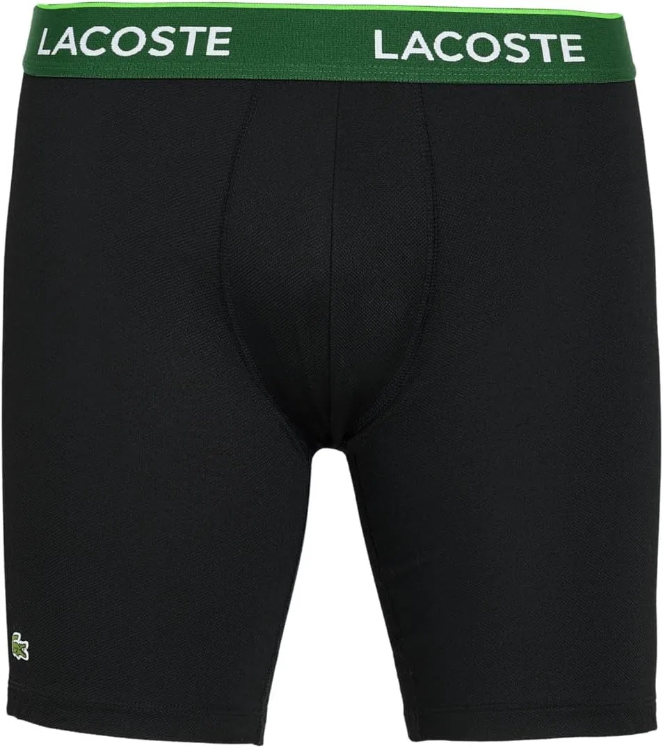 Боксеры техническая сетка Lacoste, черный