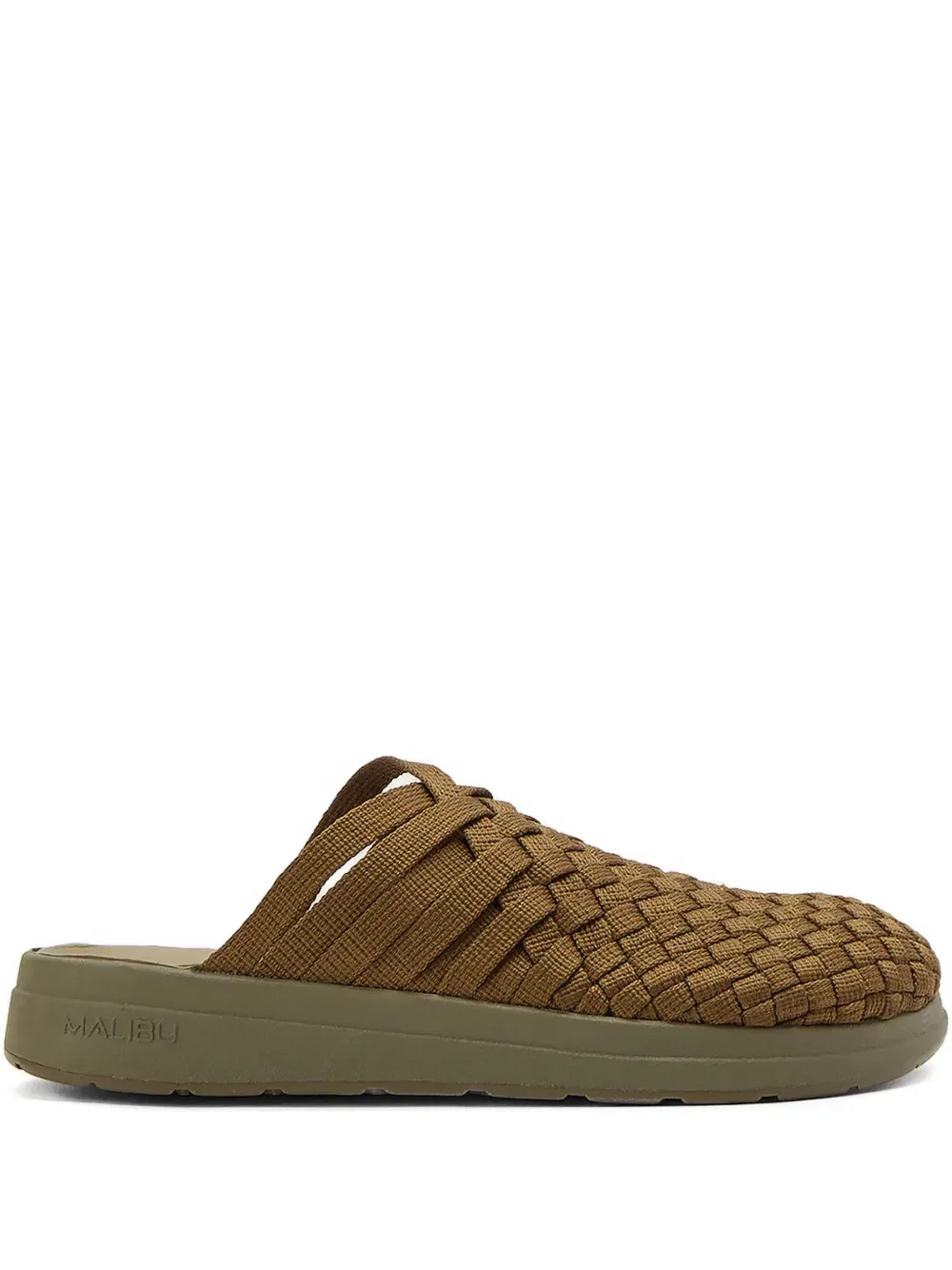 Плетеные мюли Colony Malibu Sandals, зеленый