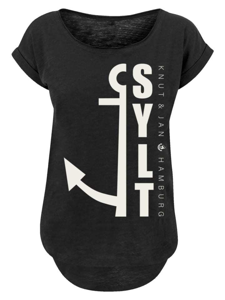 

Длинная футболка Sylt Anker Knut & Jan Hamburg черного цвета F4NT4STIC, Черный, Длинная футболка Sylt Anker Knut & Jan Hamburg черного цвета F4NT4STIC