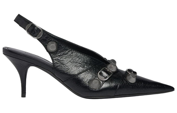 Кроссовки cagole slingback 70mm pumps 'black' Balenciaga, черный — фото 2