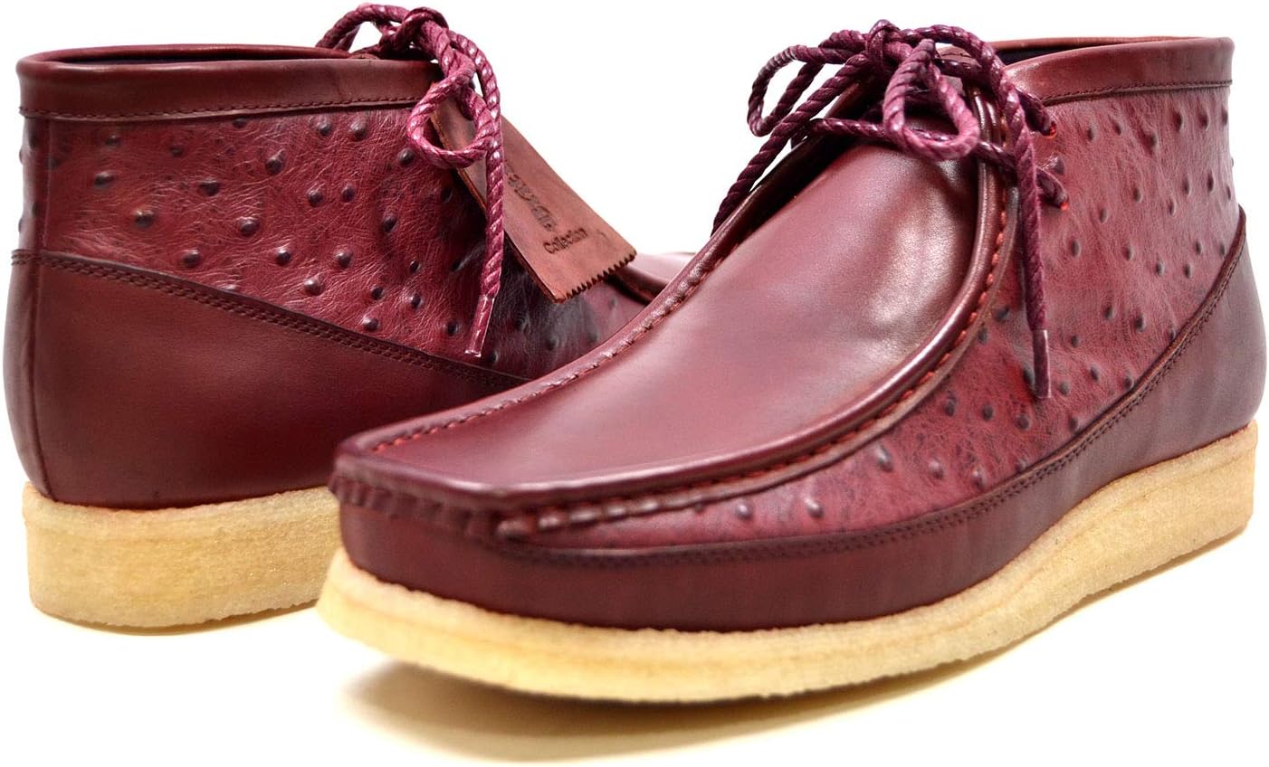 

Коллекция British Walkers Мужские кожаные и замшевые ботинки на шнуровке British Collection, бордовый