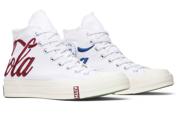Кроссовки kith x coca-cola x chuck 70 hi 'russia' Converse, белый — фото 3
