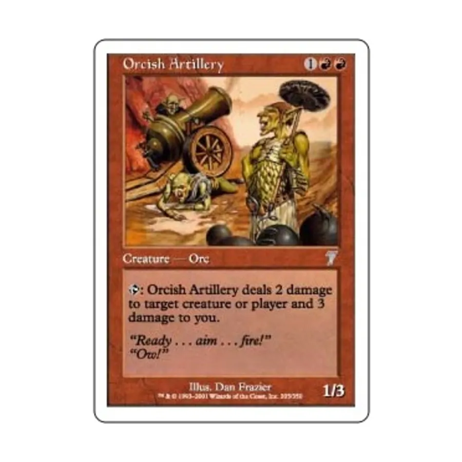 

CCG Орочья артиллерия (U), MTG - 7th Edition