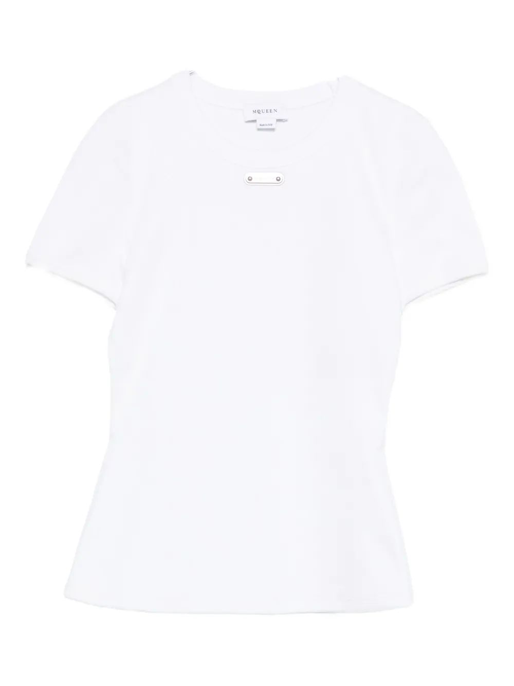 

Вязаный топ с логотипом Alexander McQueen, белый