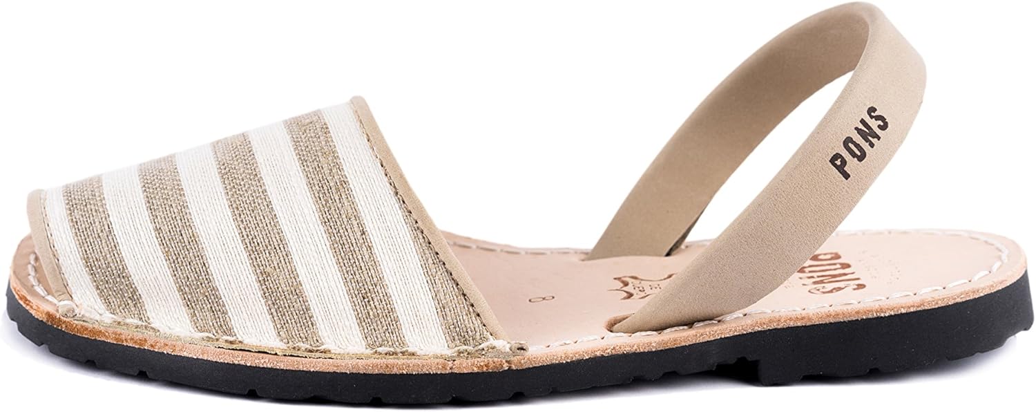 

Сандалии 509 - Avarca Classic Platform Pons, White Stripes