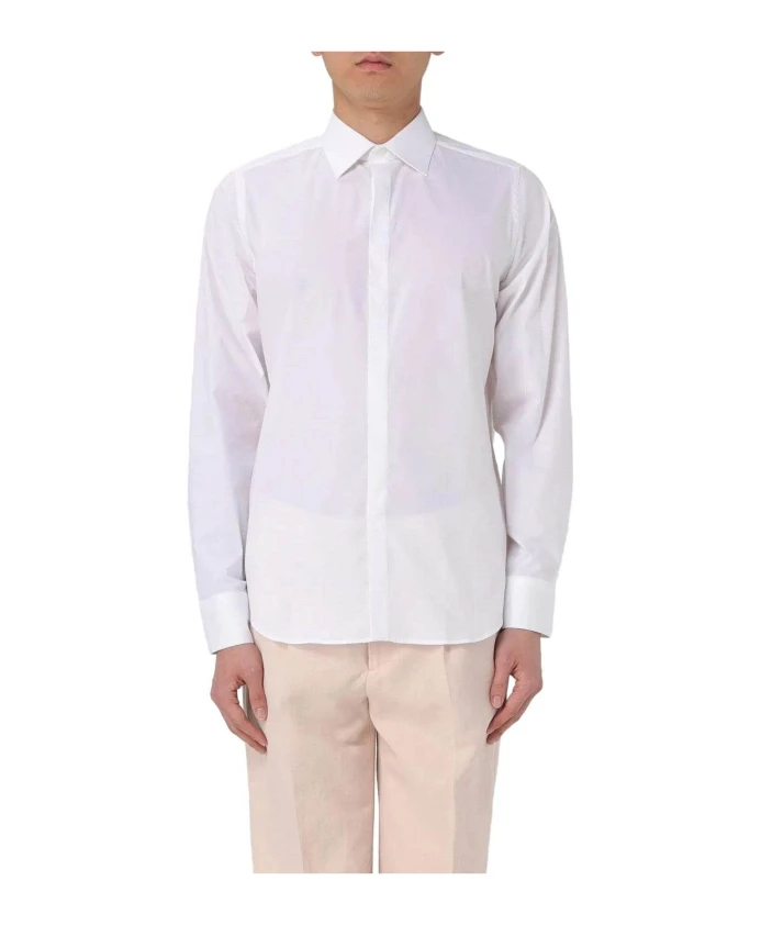 

Элегантная белая рубашка для отдыха Manuel Ritz, белый