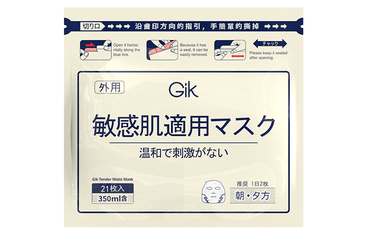 Тканевая маска для лица Gik Tender Moist Mask, 21 шт х 3 — фото 2