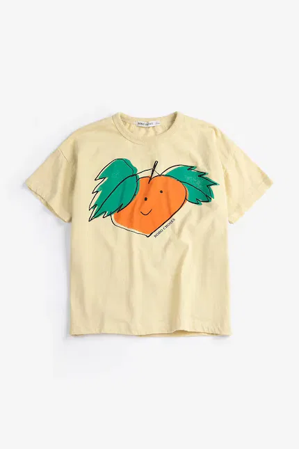 Футболка детская из хлопка Tangerine Bobo Choses, желтый — фото 2
