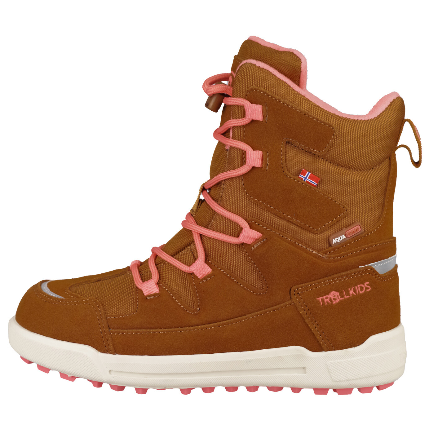 

Зимние ботинки Trollkids Kid's Finnmark Winter Boots, цвет Caramel/Salmon