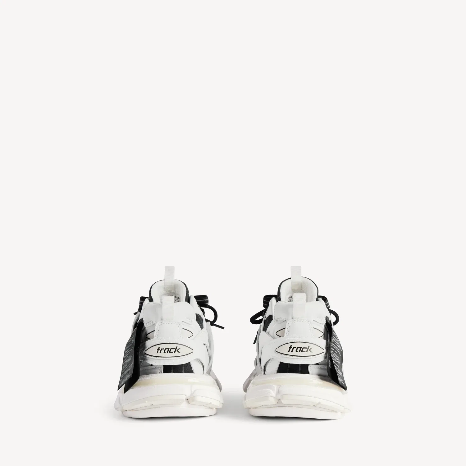 Мужские кроссовки Track Shirt Sneaker белого цвета BALENCIAGA, белый — фото 3