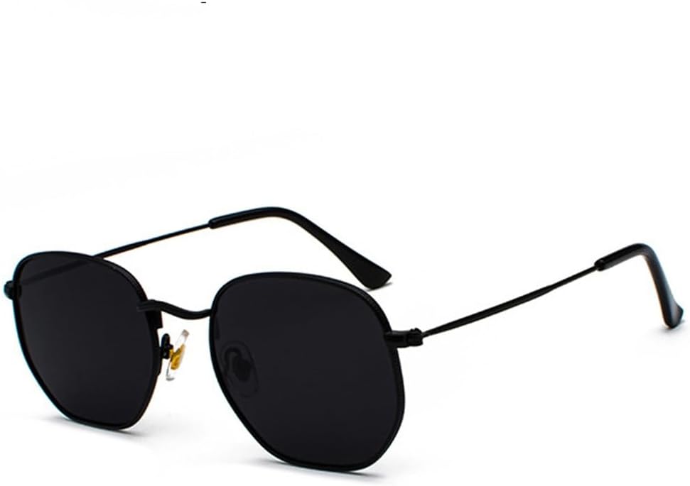 

Защитные солнцезащитные очки для мужчин и женщин | Маленькая металлическая оправа с градиентным цветом | для вождения и занятий спортом на открытом воздухе generic, Black-black Gray