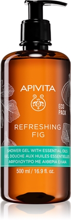 

Освежающий гель для душа с эфирными маслами Apivita Refreshing Fig Shower Gel, 500 ml