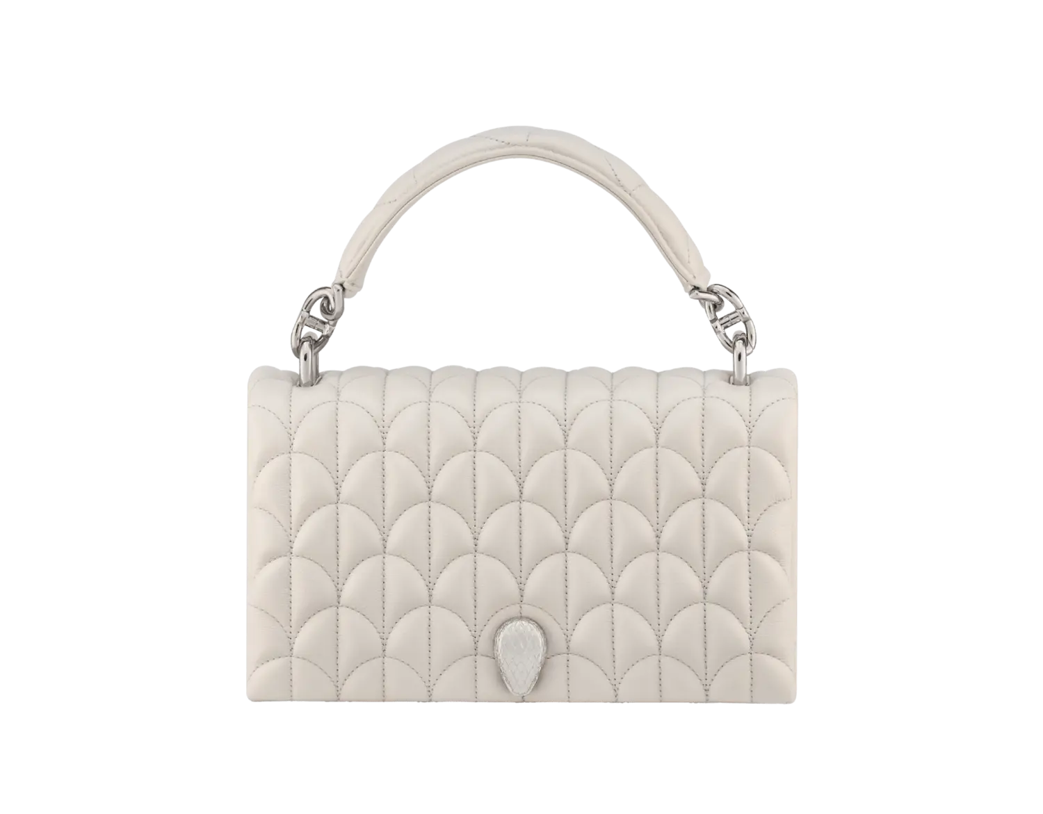 

Сумка через плечо Serpenti sugarloaf Bvlgari, белый