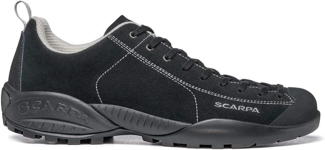 Мужские легкие походные кожаные кроссовки SCARPA Mojito, черный — фото 3