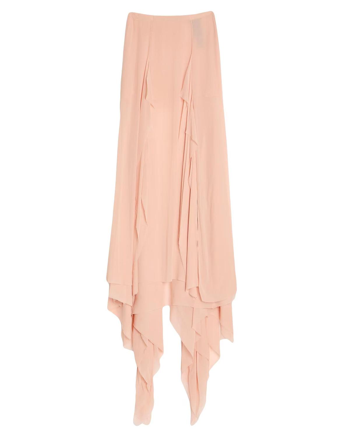 

Юбка макси Ann Demeulemeester, бледно-розовый