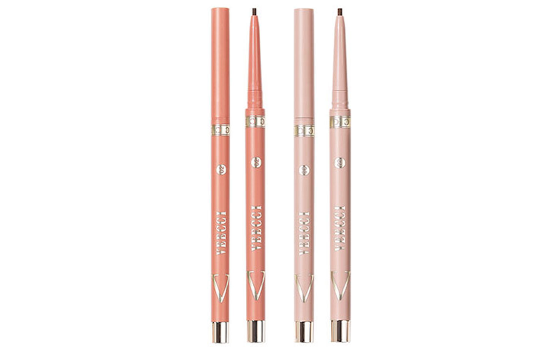 

Долговечные гелевые подводки для глаз с плоским наконечником для ровного нанесения, набор 2 шт VEECCI, коричневый