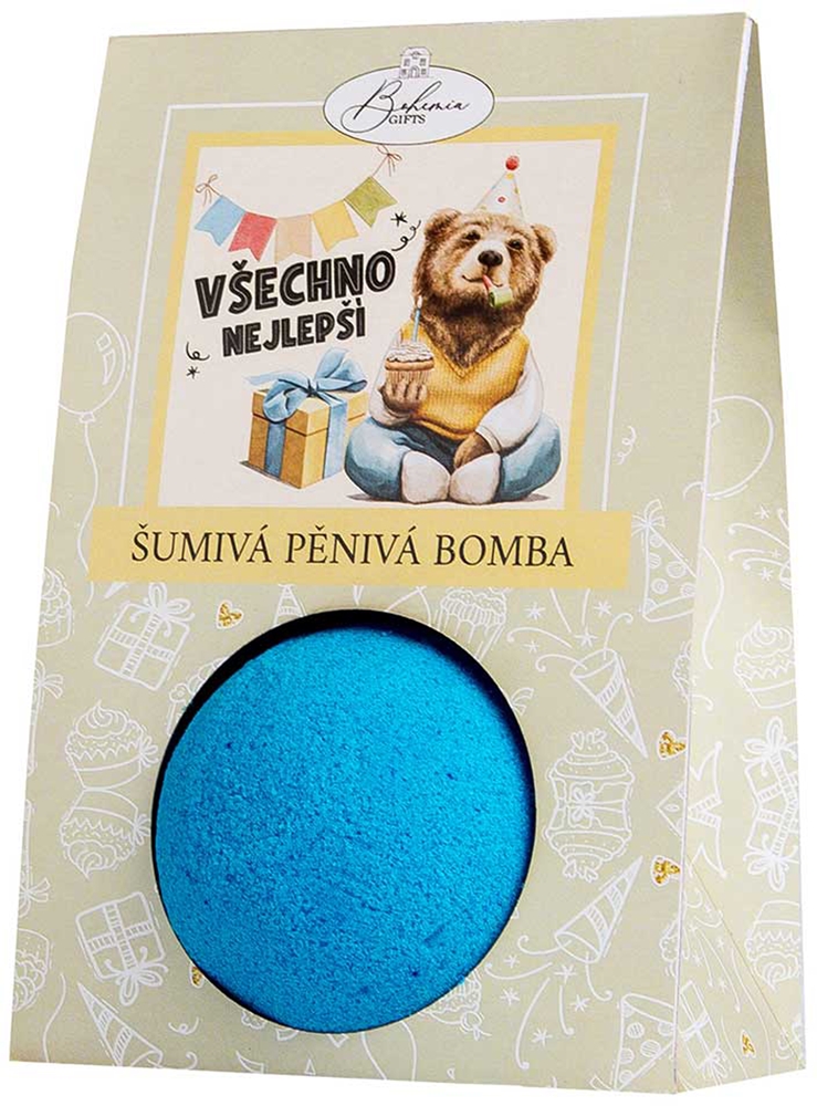 

Бомбочки для ванны, с днем рождения, пена для ванны Bohemia Gifts & Cosmetics, 110 гр