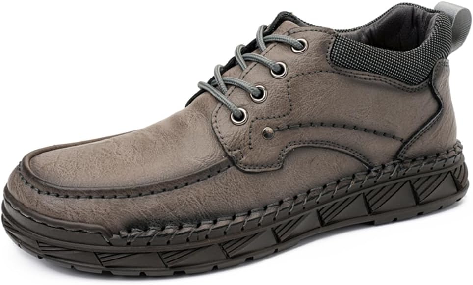 

Мужские повседневные лоферы на шнуровке с нескользящей мягкой подошвой, комфортные, с верхом из микрофибры, легкие, для путешествий и прогулок, с удобной посадкой Asifn, серый