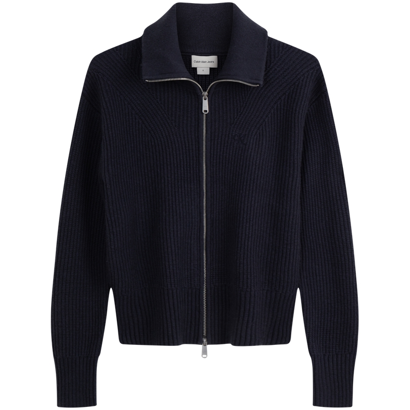 

SS25 Вязаный трикотаж для женщин Calvin Klein, темно-синий