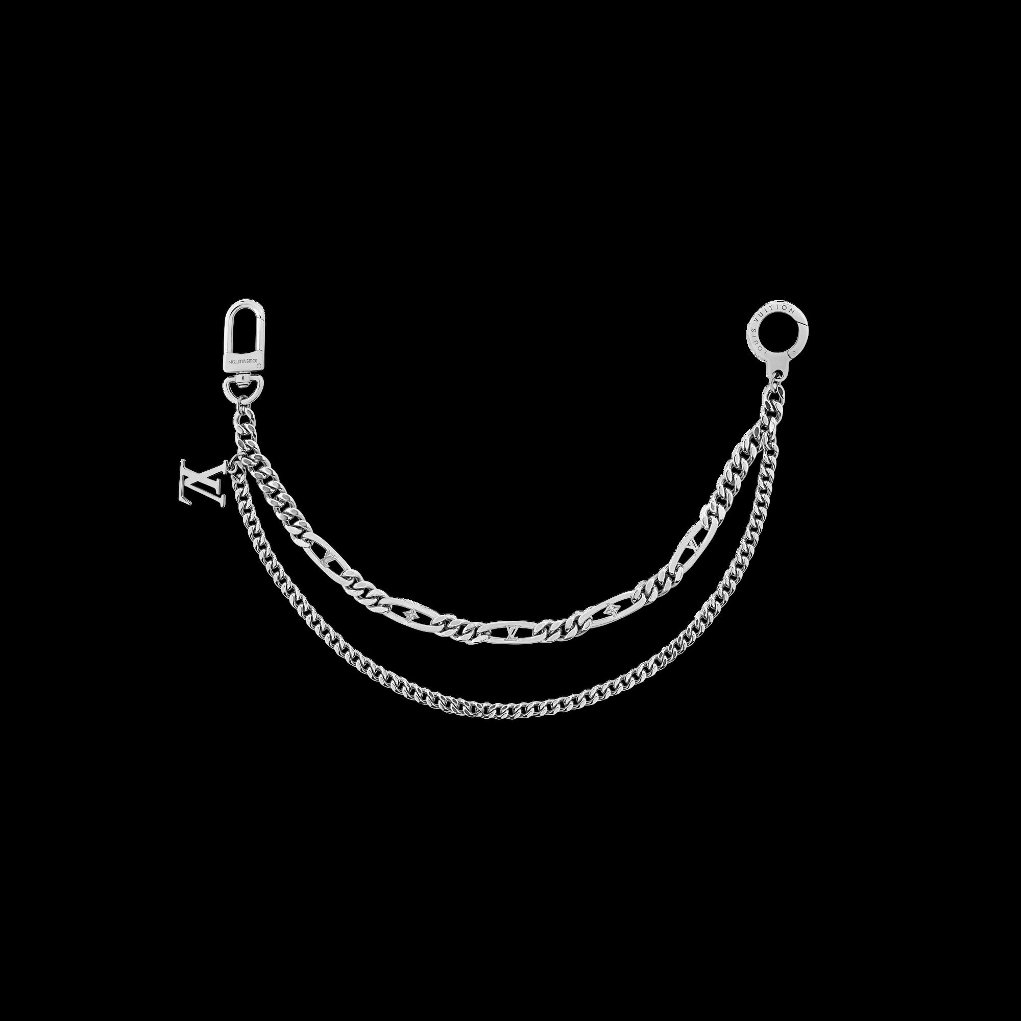

Ремень-цепочка LV Figaro Louis Vuitton, серебряный