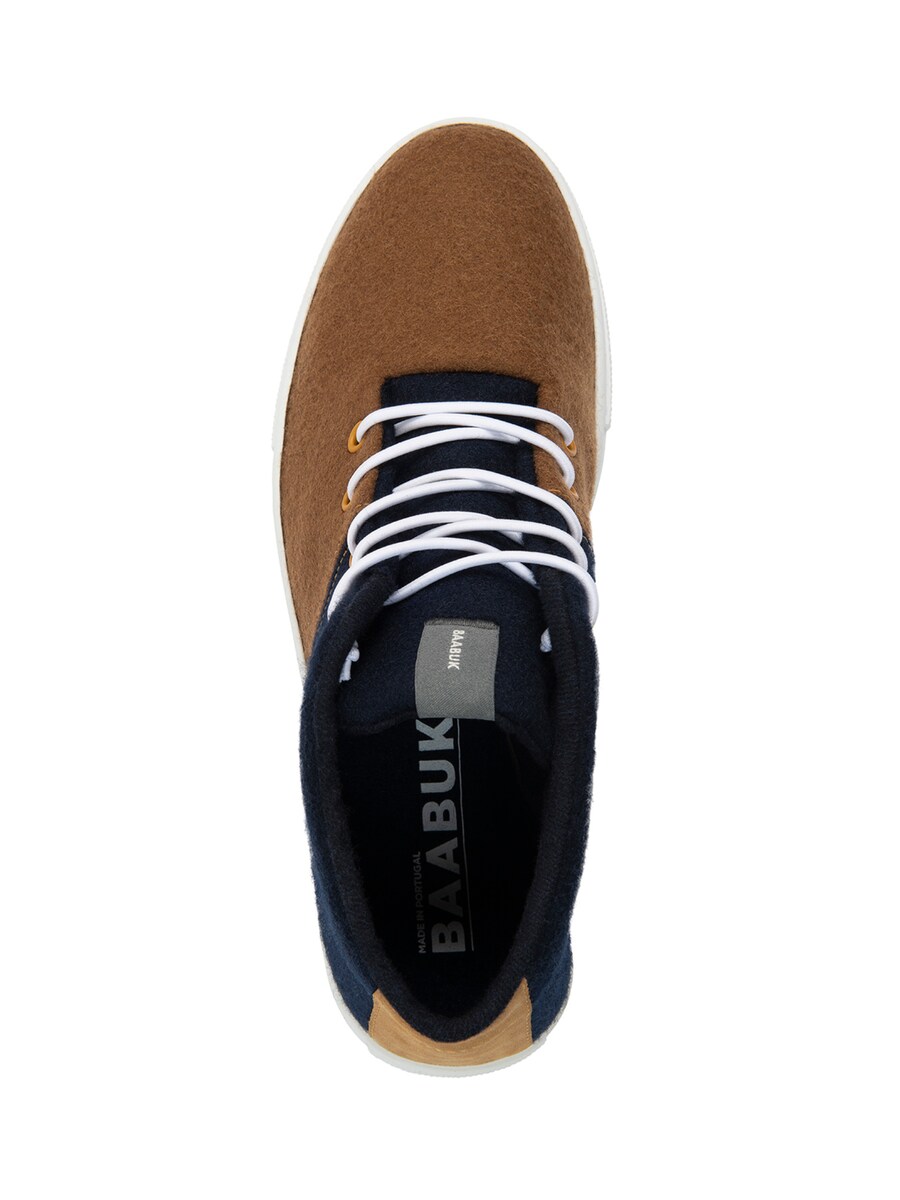 Высокие кеды Baabuk High-Top Sneakers Sky Wooler, цвет dark blue/light brown — фото 4