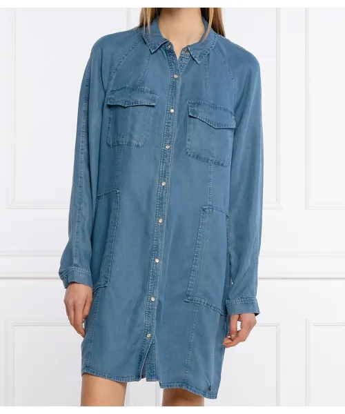 

Платье из тенселя Superdry, синий