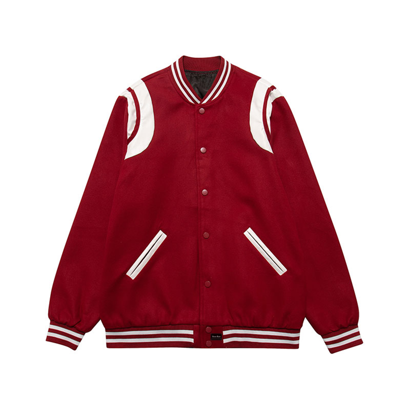 

Бейсбольная куртка Unisex NEVER RULE, red